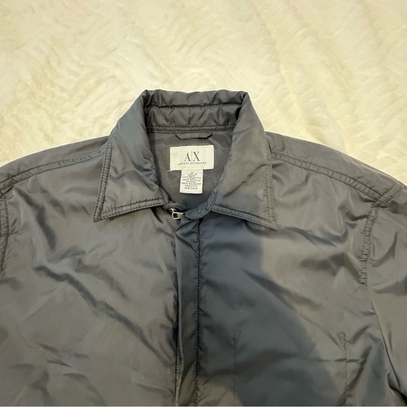 AX ARMANI EXCHANGE. BLUE JACKET light weight Size Medium - Picture 3 of 14